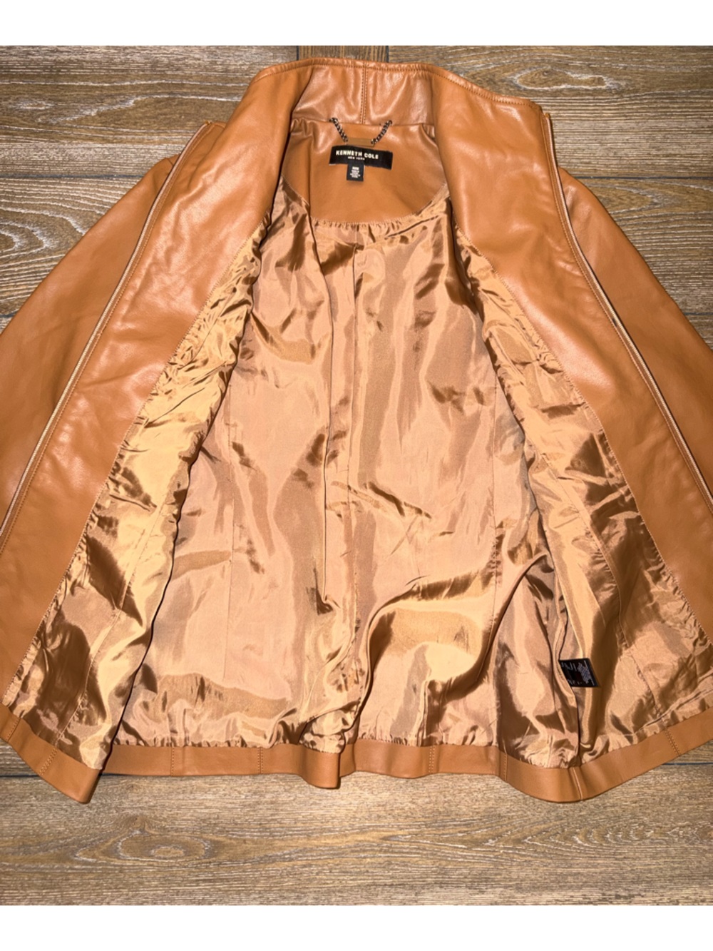 Kenneth Cole New York women's faux leather jacket - Picture 11 of 15